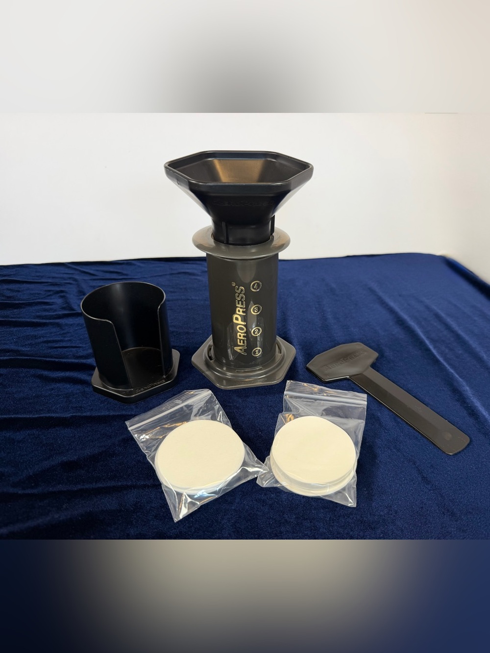 AeroPress Original Coffee Press Maker 3-in-1 Brew System Portable Travel Kit